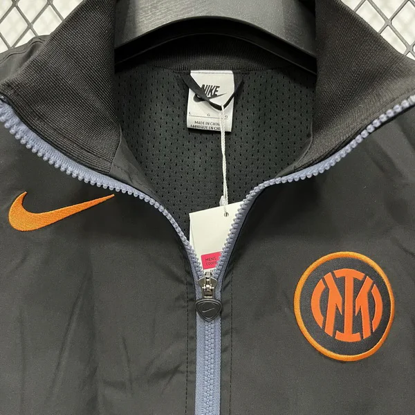 Inter Milán Rompevientos 2025 2026 Negro - Inter Milán Barata | PTDHMALL