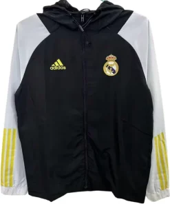 Real Madrid Rompevientos 2025 2026 Negro - Real Madrid Barata | PTDHMALL