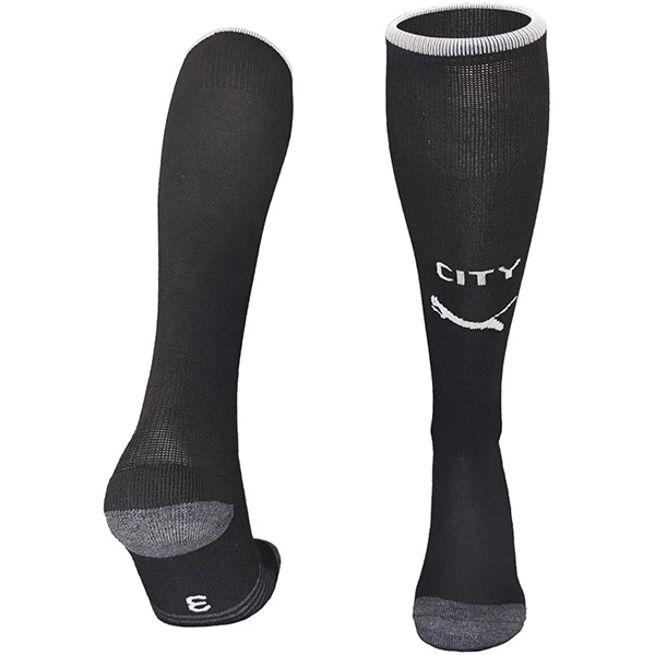 Manchester City Calcetines 2025 2026 Segunda Negro - Manchester City Barata | PTDHMALL