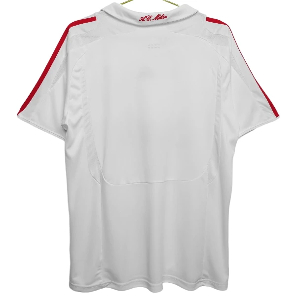 AC Milan Camiseta 2007 2008 Segunda Blanca - Camiseta Ac Milan | PTDHMALL