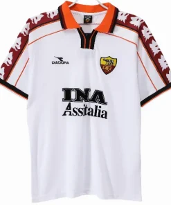AS Roma Camiseta Segunda Blanca - Camiseta As Roma | PTDHMALL