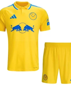 Leeds United Conjunto 2024 2025 Segunda Amarillo - Leeds United Barata | PTDHMALL
