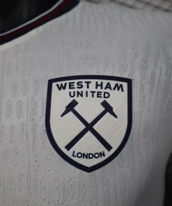 West Ham United Camiseta Edición Jugadores 2025 2026 Segunda Blanca - Camiseta West Ham United | PTDHMALL