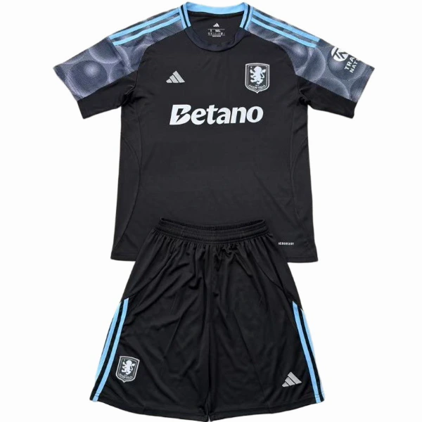 Aston Villa Conjunto 2025 2026 Segunda Negro - Aston Villa Barata | PTDHMALL