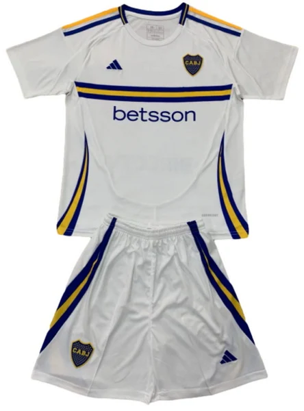 Boca Juniors Conjunto 2024 2025 Segunda Blanco - Boca Juniors Barata | PTDHMALL