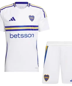 Boca Juniors Conjunto 2024 2025 Segunda Blanco - Boca Juniors Barata | PTDHMALL