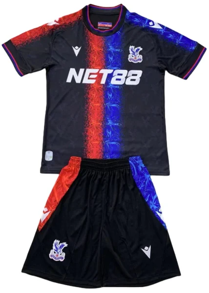 Crystal Palace Conjunto 2024 2025 Segunda Negro - Crystal Palace Barata | PTDHMALL