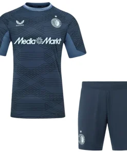 Conjunto 2025 2026 Segunda Azul - Feyenoord Rotterdam Niños Barata | PTDHMALL