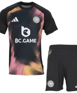 Leicester City Conjunto 2024 2025 Segunda Negro - Leicester City Barata | PTDHMALL