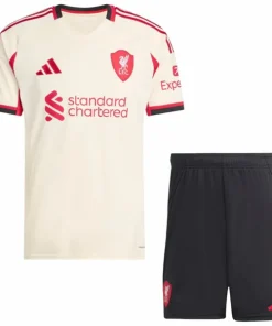 Liverpool Conjunto 2025 2026 Segunda Amarillo - Liverpool Barata | PTDHMALL