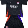 Lyon Conjunto 2024 2025 Segunda Negro - Lyon Barata | PTDHMALL