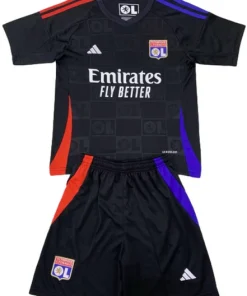 Lyon Conjunto 2024 2025 Segunda Negro - Lyon Barata | PTDHMALL