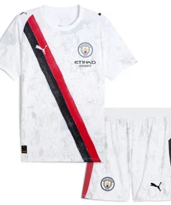 Manchester City Conjunto 2025 2026 Segunda Blanco - Manchester City Barata | PTDHMALL