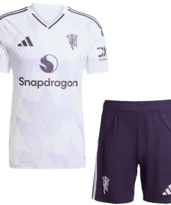 Manchester United Conjunto 2025 2026 Segunda Blanco - Manchester United Barata | PTDHMALL