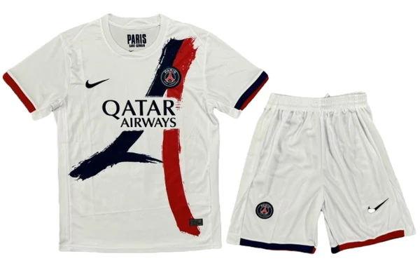 Paris Saint Germain Conjunto 2024 2025 Segunda Blanco - Paris Saint Germain Barata | PTDHMALL