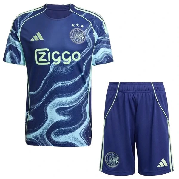 Conjunto 2025 2026 Segunda Azul - Ajax Niños Barata | PTDHMALL