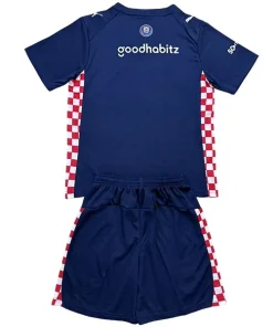 Conjunto 2025 2026 Segunda Azul - PSV Eindhoven Niños Barata | PTDHMALL