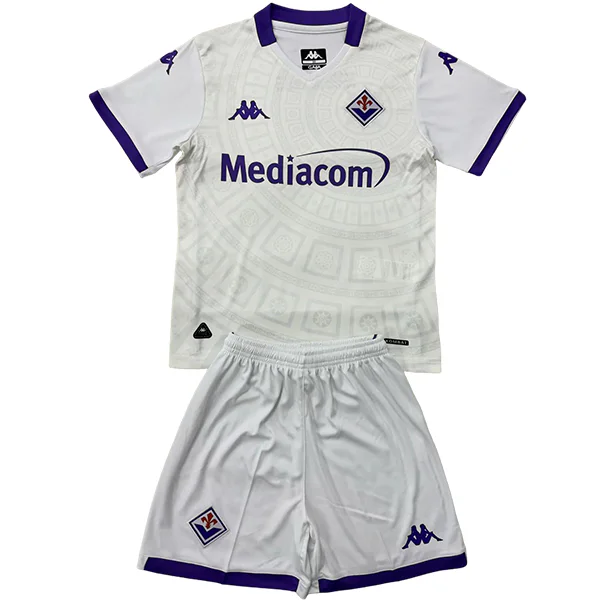 Conjunto 2025 2026 Segunda Blanco - ACF Fiorentina Niños Barata | PTDHMALL
