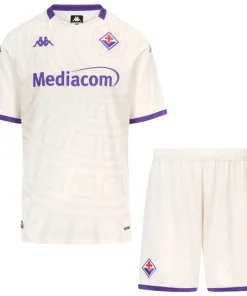 Conjunto 2025 2026 Segunda Blanco - ACF Fiorentina Niños Barata | PTDHMALL