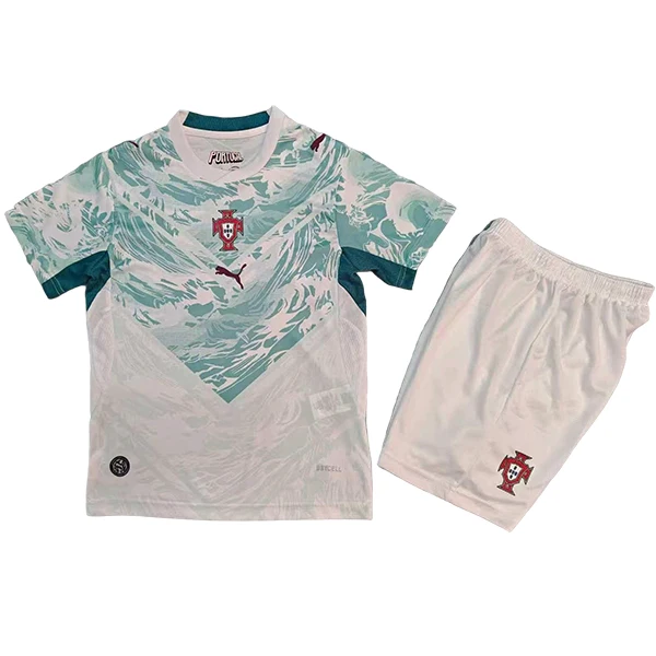 Conjunto 2026 Segunda Blanco - Equipacion Portugal Niños | PTDHMALL