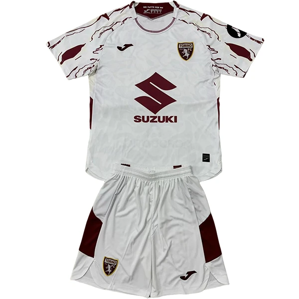 Conjunto 2025 2026 Segunda Blanco - Torino Niños Barata | PTDHMALL