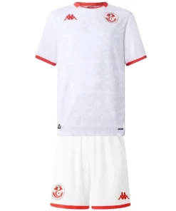 Conjunto 2026 Segunda Blanco - Túnez Niños Barata | PTDHMALL