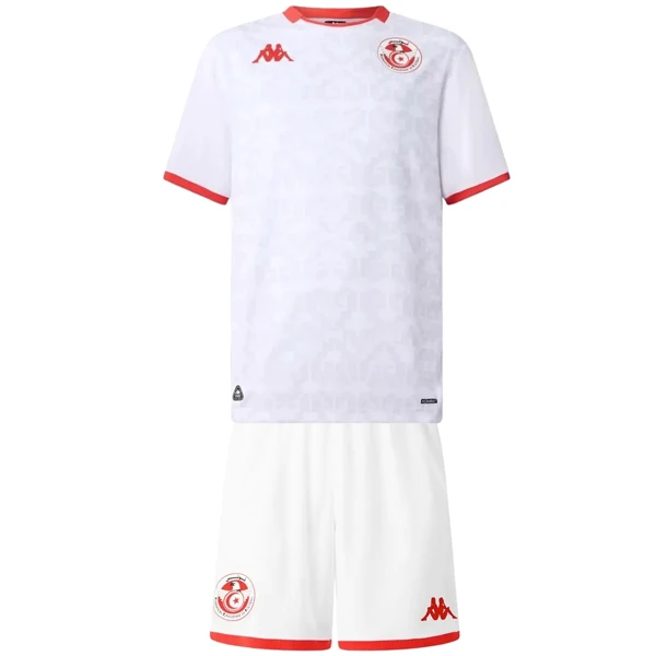 Conjunto 2026 Segunda Blanco - Túnez Niños Barata | PTDHMALL