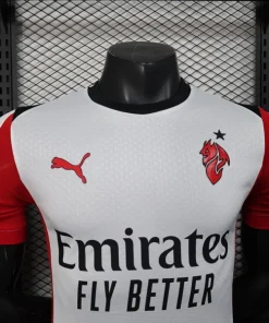 AC Milan Camiseta Edición Jugadores 2025 2026 Segunda Blanca - Camiseta Serie A AC Milan | PTDHMALL