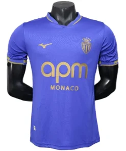 AS Monaco Camiseta Edición Jugadores 2025 2026 Segunda Azul - Camiseta As Monaco | PTDHMALL