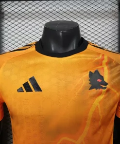 AS Roma Camiseta Edición Jugadores 2025 2026 Segunda Naranja - Camiseta Serie A AS Roma | PTDHMALL