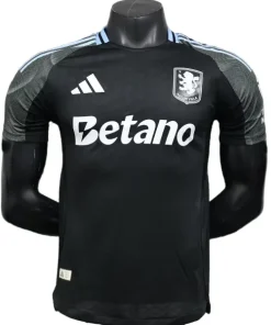 Aston Villa Camiseta Edición Jugadores 2025 2026 Segunda Negra - Camiseta Aston Villa | PTDHMALL