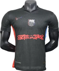 FC Barcelona Camiseta Edición Jugadores 2024 2025 Segunda Negra - Camiseta Barcelona | PTDHMALL