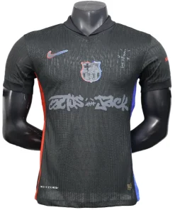 FC Barcelona Camiseta Edición Jugadores 2024 2025 Segunda Negra - Camiseta Barcelona | PTDHMALL