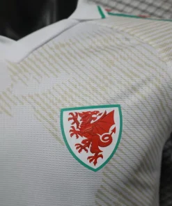Gales Camiseta Edición Jugadores 2026 Segunda Blanca - Camiseta Gales Rugby | PTDHMALL