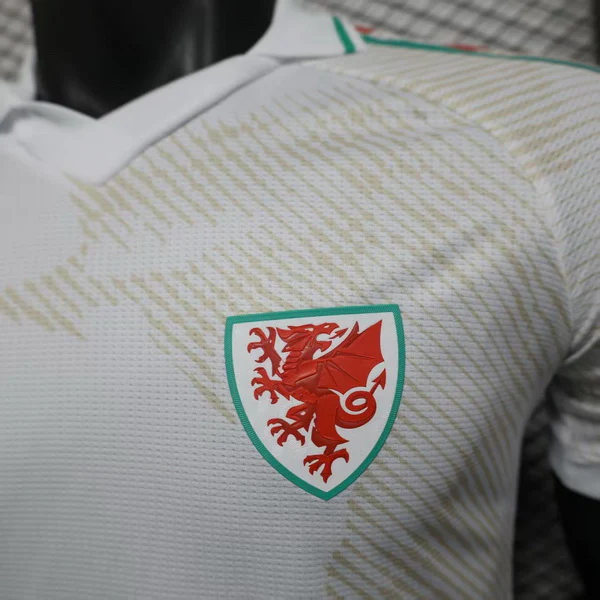 Gales Camiseta Edición Jugadores 2026 Segunda Blanca - Camiseta Gales Rugby | PTDHMALL