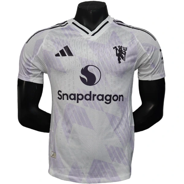 Manchester United Camiseta Edición Jugadores 2025 2026 Segunda Blanca - Camiseta Manchester United | PTDHMALL