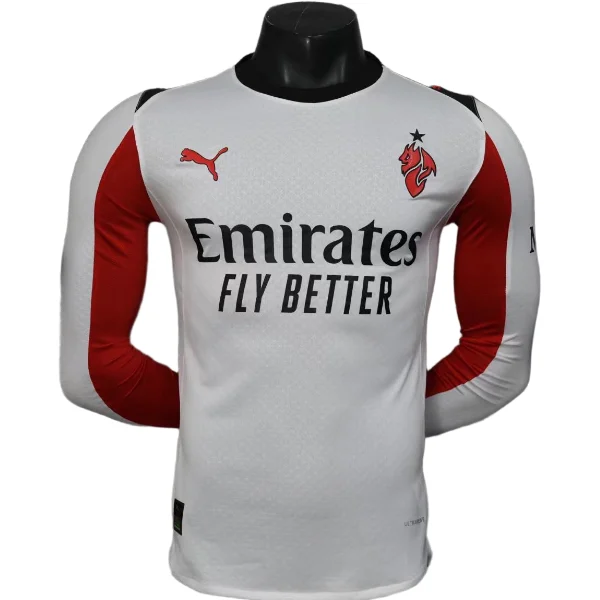 AC Milan Camiseta Edición Jugadores 2025 2026 Segunda Blanca - Camiseta Serie A AC Milan | PTDHMALL