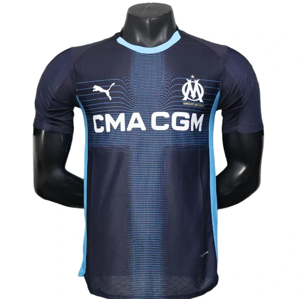 Marsella Camiseta Edición Jugadores 2025 2026 Segunda Negra - Camiseta Marsella | PTDHMALL