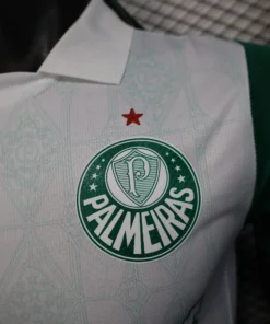 SE Palmeiras Camiseta Edición Jugadores 2025 2026 Segunda Blanca - Camiseta Kidsuper X Se Palmeiras Graphic Masculina | PTDHMALL