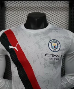 Manchester City Camiseta Edición Jugadores 2025 2026 Segunda Blanca - Camiseta Manchester City | PTDHMALL