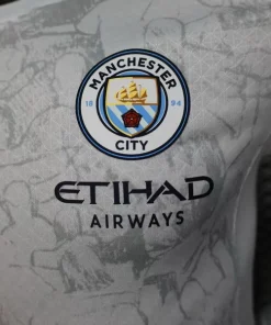 Manchester City Camiseta Edición Jugadores 2025 2026 Segunda Blanca - Camiseta Manchester City | PTDHMALL