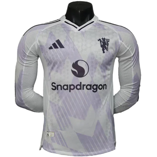Manchester United Camiseta Edición Jugadores 2025 2026 Segunda Blanca - Camiseta Manchester United | PTDHMALL