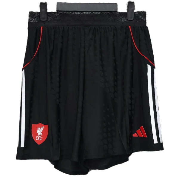 Liverpool Pantalones Edición Jugadores 2025 2026 Segunda Negro - Liverpool Barata | PTDHMALL