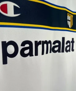 Parma Camiseta 2002 2003 Segunda Blanca - Camiseta Real Madrid Parmalat | PTDHMALL