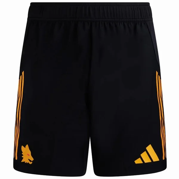 AS Roma Pantalones 2025 2026 Segunda Negro - AS Roma Barata | PTDHMALL
