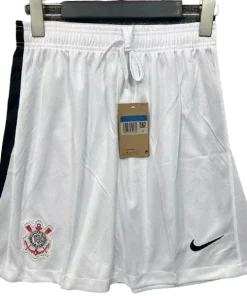 Corinthians Paulista Pantalones 2025 2026 Segunda Blanco - Corinthians Paulista 2026 | PTDHMALL
