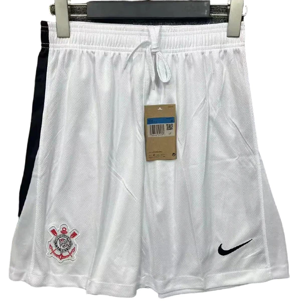 Corinthians Paulista Pantalones 2025 2026 Segunda Blanco - Corinthians Paulista 2026 | PTDHMALL