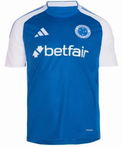 Cruzeiro EC Camiseta 2025 2026 Casa Azul - Camiseta Do Cruzeiro Com Braziline Masculina | PTDHMALL