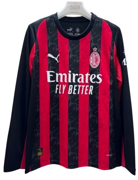 AC Milan Camiseta 2025 2026 Casa Roja - Camiseta Serie A AC Milan | PTDHMALL