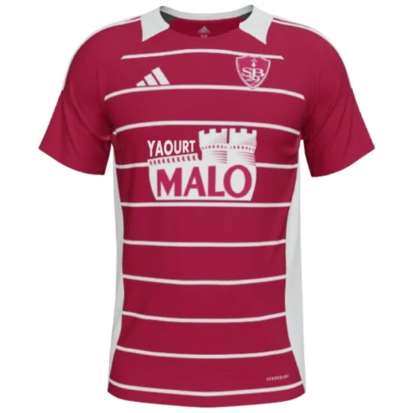 Stade Brestois Camiseta 2024 2025 Casa Roja - Camiseta Stade Brestois | PTDHMALL